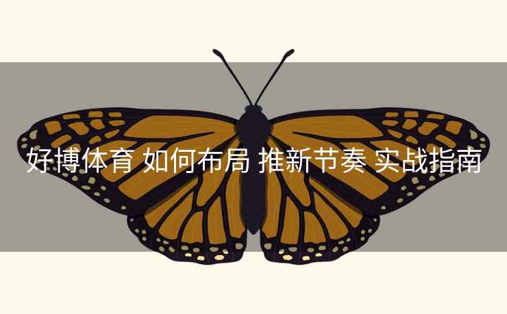 好博体育 如何布局 推新节奏 实战指南