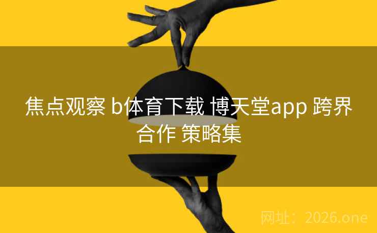 焦点观察 b体育下载 博天堂app 跨界合作 策略集