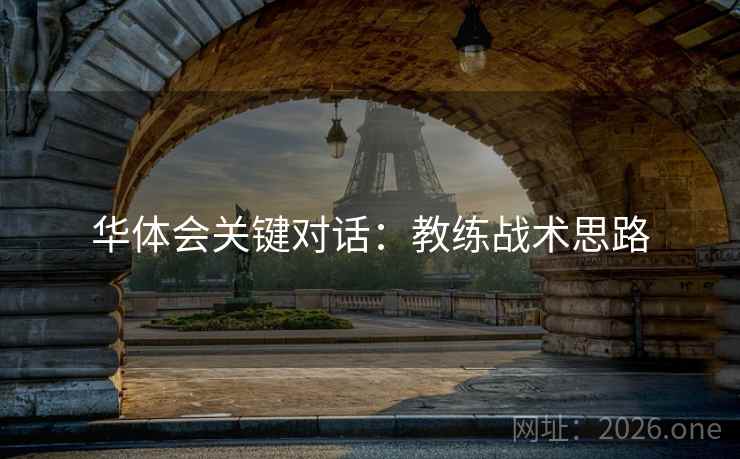 华体会关键对话：教练战术思路