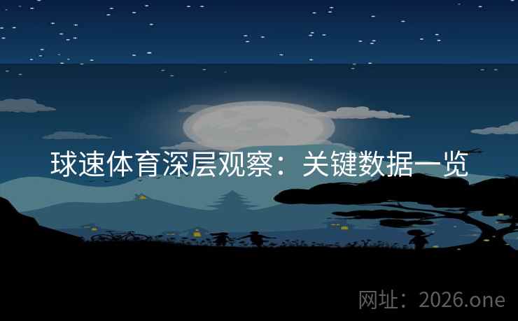 球速体育深层观察：关键数据一览