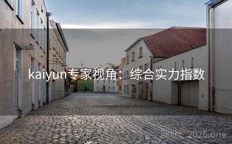 kaiyun专家视角：综合实力指数