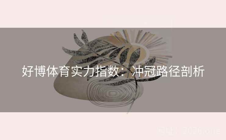 好博体育实力指数：冲冠路径剖析